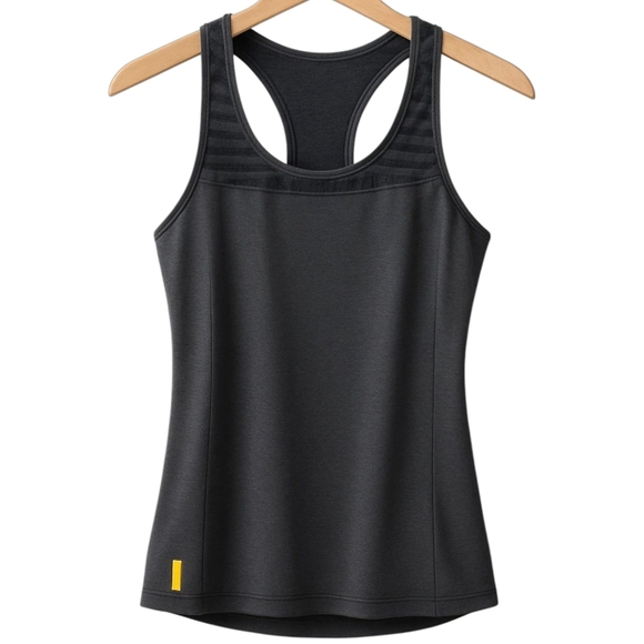 LOLE Twist Criss Cross Racerback Mix Media Tank Top Women's Small Dark Grey Camo - Picture 10 of 10